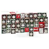 (43) Gorham Sterling Silver Christmas Ornaments