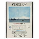 Saul Steinberg Art Poster 1973 Galerie Maeght