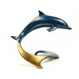 Doug Wylie Bronze Dolphin Sculpture