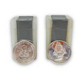 (40) One Troy Ounce Silver Rounds (C)