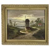 Antique Dutch Oil on Canvas