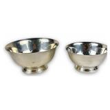(2) Reed & Barton Sterling Revere Bowls