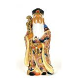 Chinese Hand Painted Ceramic Statue