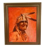 Tony Begay Native American Oil On Canvas