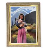 George Molnar "Newborn" Oil on Canvas