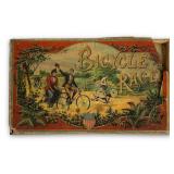 Antique Bicycle Race Board Game Mc Loughlin Bros