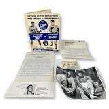 1970 Muhammad Ali vs Jerry Quarry Boxing Press Kit