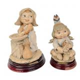 (2) Giuseppe Armani Figurines 0658-T & 0661-T