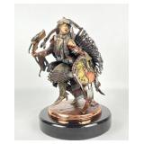 C.A. Pardell "Drum Song" Bronze Sculpture