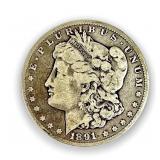 1891 CC Morgan Silver Dollar (Carson City) A