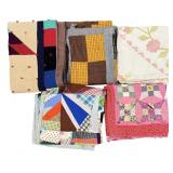 (5) Vintage Quilts Including "Broken Dishes"