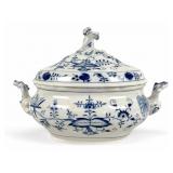Large Meissen "Blue Onion" Tureen