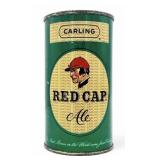 Red Cap Flat Top Beer Can