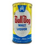 Bull Dog Malt Liquor Flat Top Beer Can