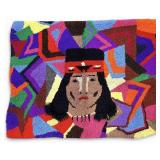 Native American Needle Art Rug