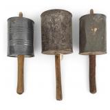 (3) Antique Native American Rattles