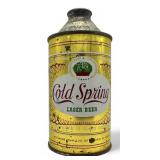 Cold Springs Lager Cone Top Beer Can