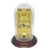 Franklin Mint Notre Dame Dome Skeleton Clock