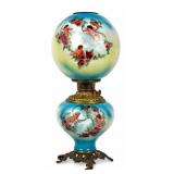 GWTW Hand Painted Rose Parlor Lamp