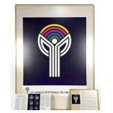 Los Angeles Bicentennial Olympic Coins & Poster