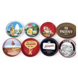(8) Beer Advertising Trays Including Krueger