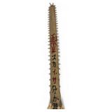 Antique Sawfish Bill Inscribed w/ Japanese