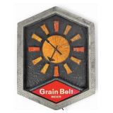 Vintage Grain Belt Beer Clock