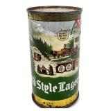 Old Style Lager Flat Top Beer Can