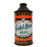 Heidel-Brau Cone Top Beer Can