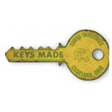 Vintage Curtis Industries "Keys Made" Metal Sign