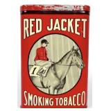 Red Jacket Vertical Pocket Tobacco Tin