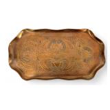 English Nouveau Arts And Crafts Metal Tray