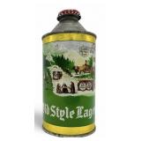 Old Style Lager Cone Top Beer Can