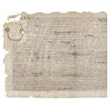 King Charles I England Manuscript 1600s