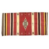 SW Native American Chimayo Saddle Blanket