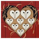 Charley Harper "Vowlentine" Serigraph