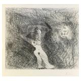 Pablo Picasso "Painter Painting his Model" Etchi