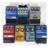 Group of DOD Guitar Pedals