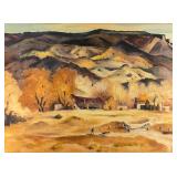 Gene Kloss 'Landscape' Watercolor on Paper