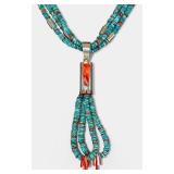 Daniel Coriz Turquoise & Sterling Silver Necklace