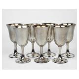 (7) Wallace Sterling Silver Cups