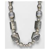 Tommy Singer Navajo Sterling Silver Geometric...