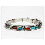 Earl Plummer Navajo Multi-Stone & Turquoise...