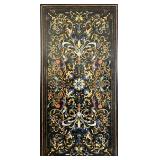 Marble Pietra Dura Semiprecious Stone Inlay...