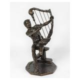 Yiannis Koutsis "David" Bronze Sculpture