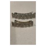 2 Rhinestone Hair Clips