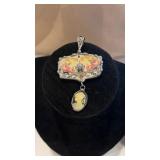 Custom Made Cameo/China Plate Pendant