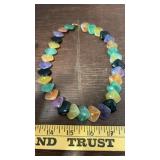 Dyed Agate Stone Necklace