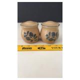 Pfaltzgraff Folk Art Salt and Pepper Shakers