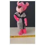 Vintage Pink Panther Doll on a Stand